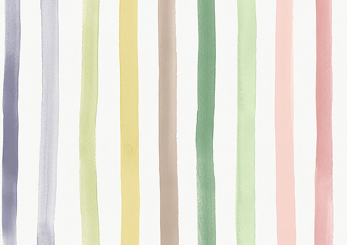 Bluebellgray Watercolour Stripe, Tetbury - Twist&Fit Roman Blind - Image 7